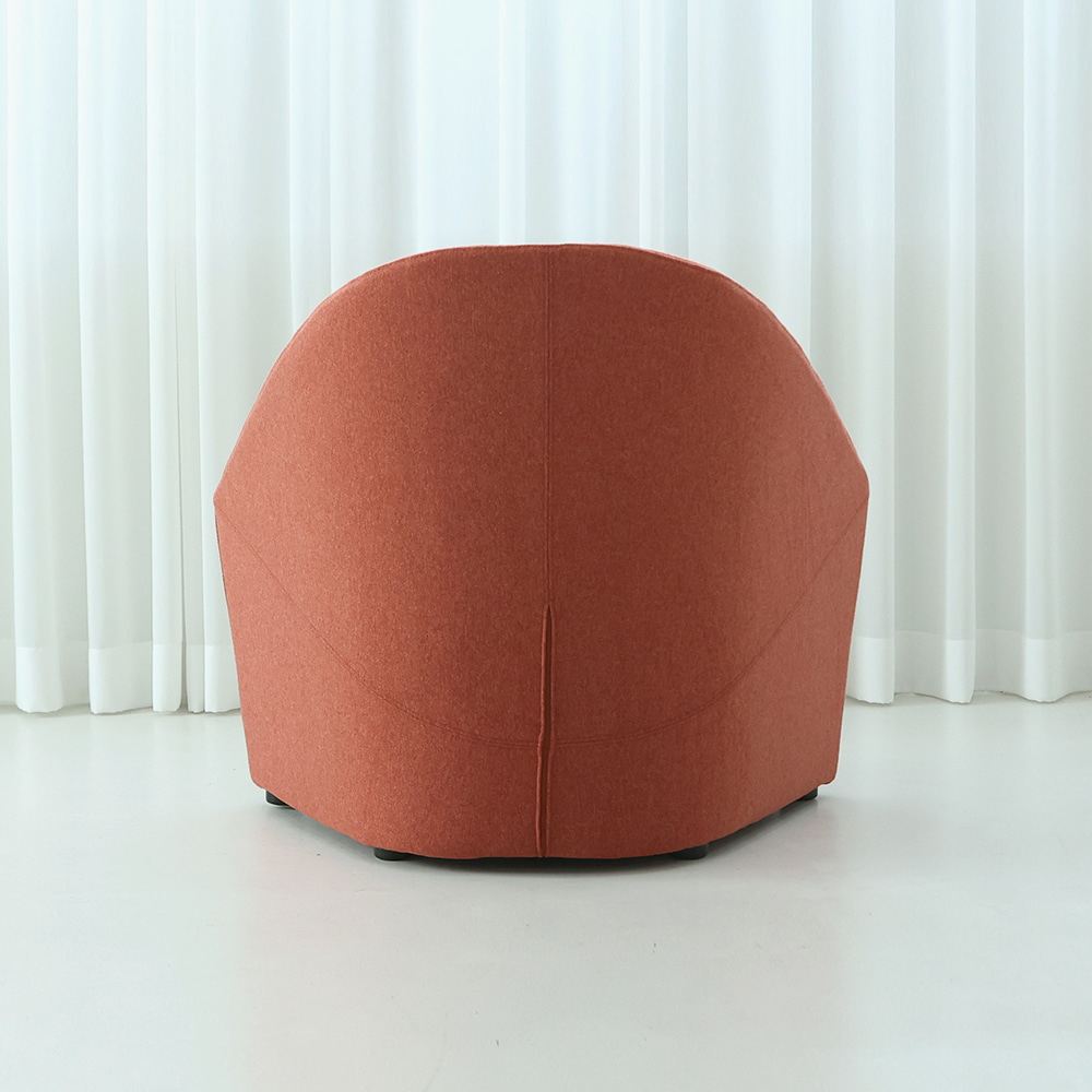 도브 라운지 체어. Dove lounge chair (다크오렌지)