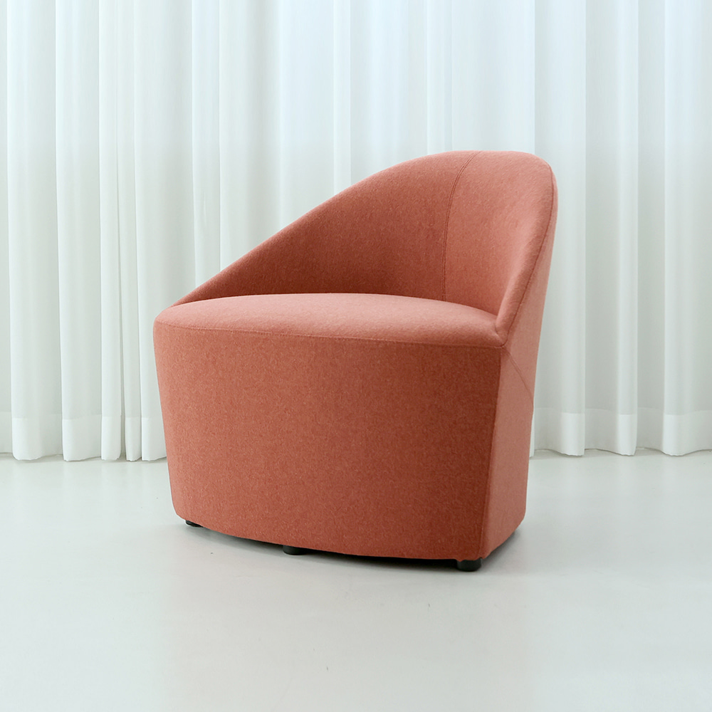 도브 라운지 체어. Dove lounge chair (다크오렌지)