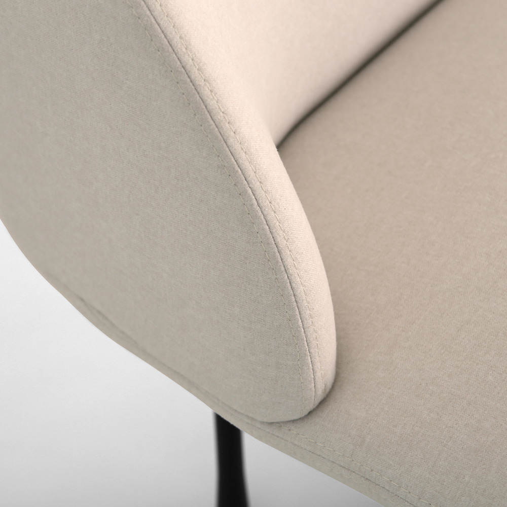 리파 싱글 소파. Lipa single sofa (크림)
