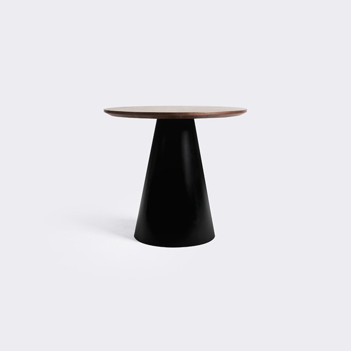코운 라운드 테이블. Coon round table (월넛-블랙)