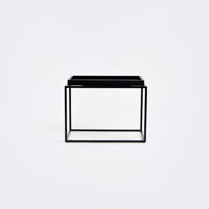 트레이 사이드 테이블. Tray side table (블랙)