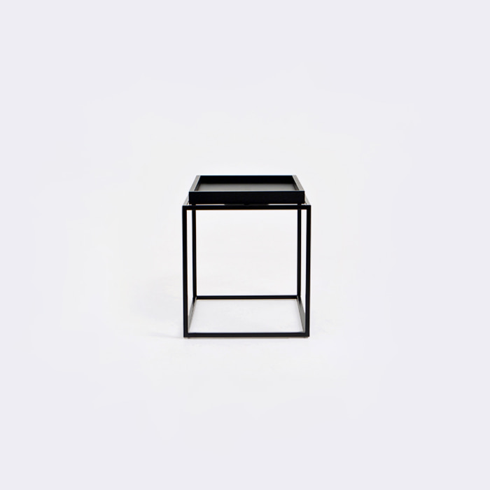 트레이 사이드 테이블. Tray side table (블랙)