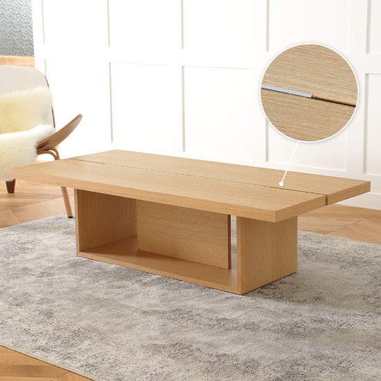 모노 소파 테이블. Mono sofa table (내츄럴)