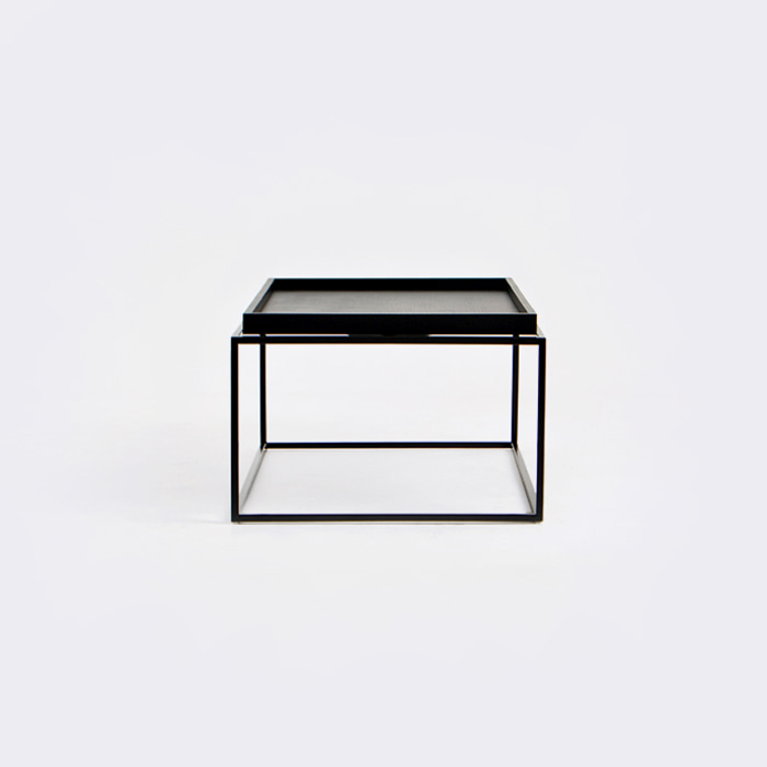 트레이 소파 테이블. Tray sofa table (블랙)