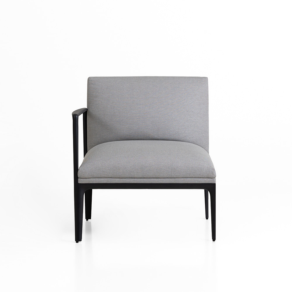 팜 알루미늄 암 소파[R]. Fam Aluminum Arm Sofa[Right]
