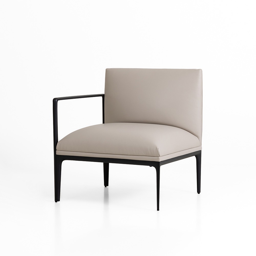 팜 알루미늄 암 소파[R]. Fam Aluminum Arm Sofa[Right]