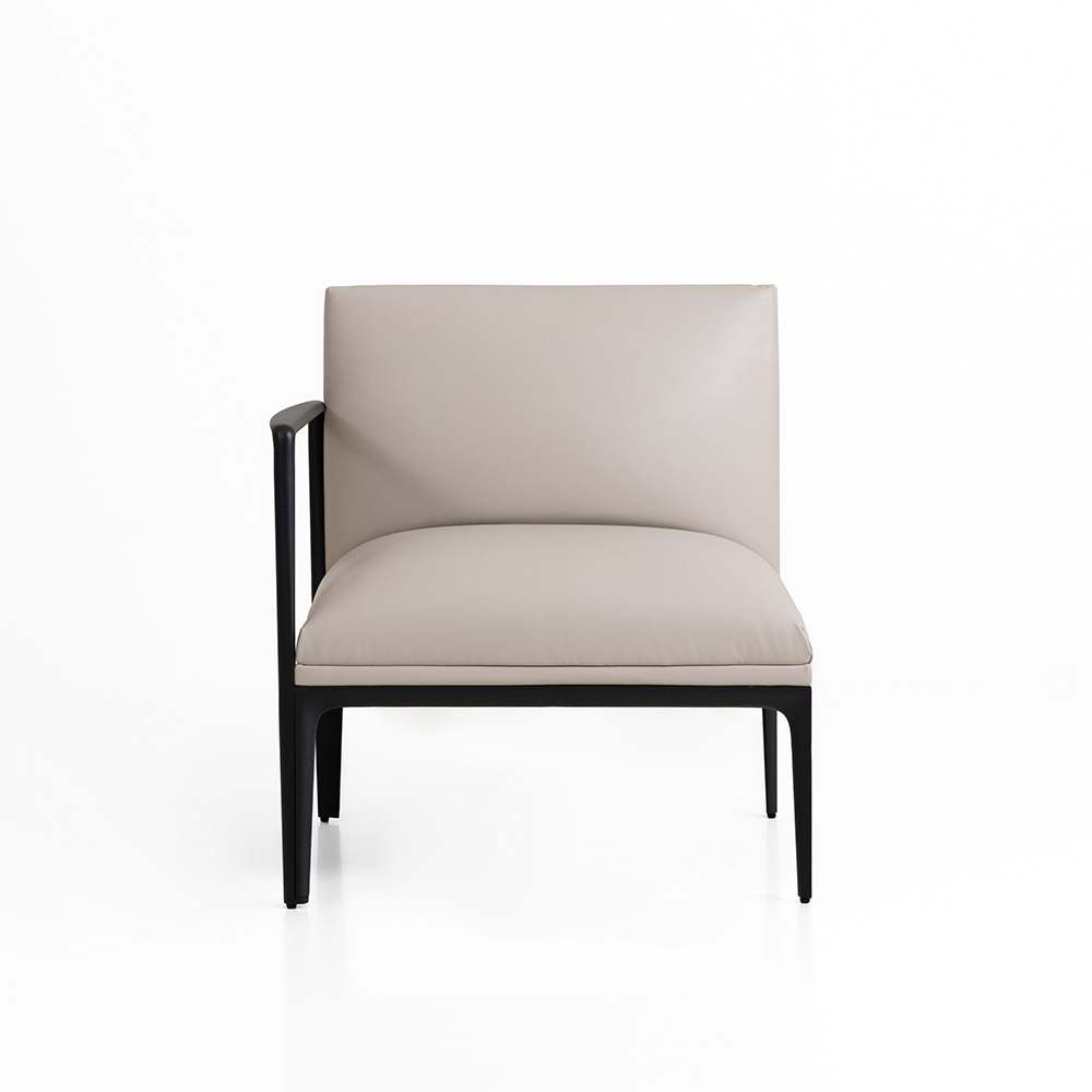 팜 알루미늄 암 소파[R]. Fam Aluminum Arm Sofa[Right]