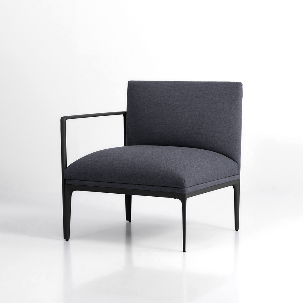 팜 알루미늄 암 소파[R]. Fam Aluminum Arm Sofa[Right]
