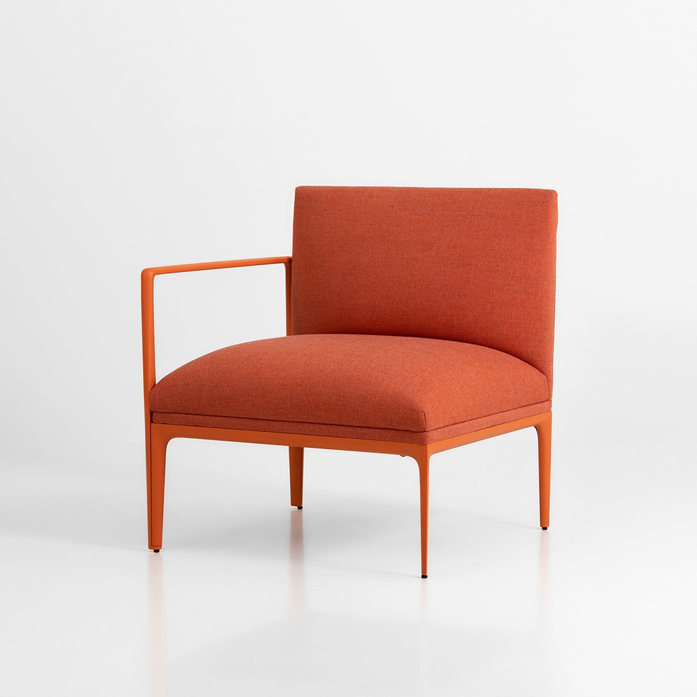 팜 알루미늄 암 소파[R]. Fam Aluminum Arm Sofa[Right]