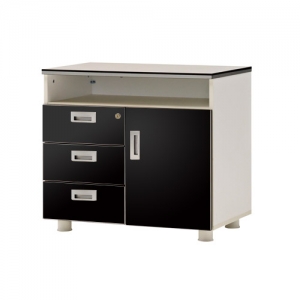 카멜레온 블랙오크 사이드서랍장