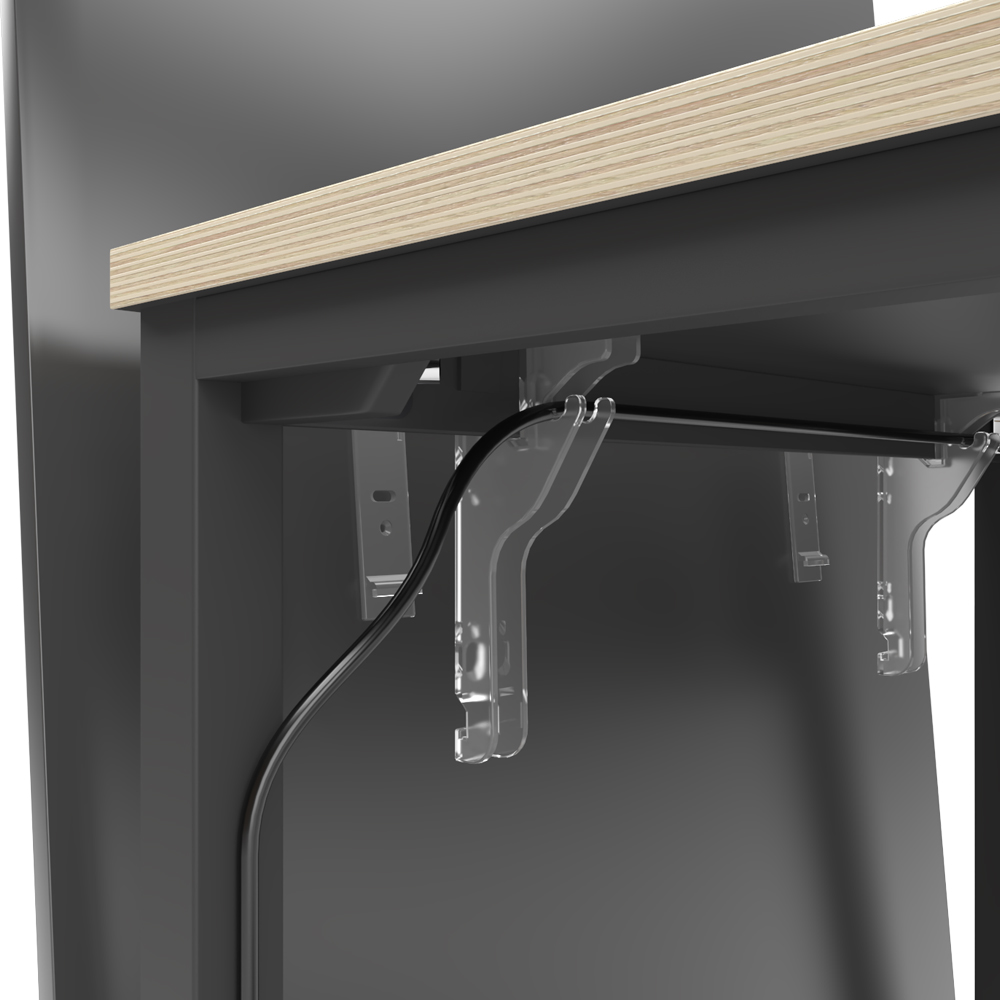 목재 풀스크린 (그라파이트)