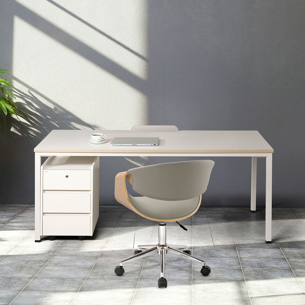 알테라 기본형 트레이 책상(크림화이트)