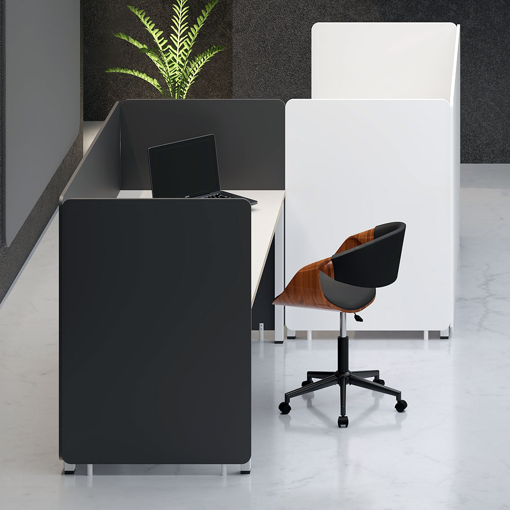 베르토 원터치 목재 파티션 (그라파이트)