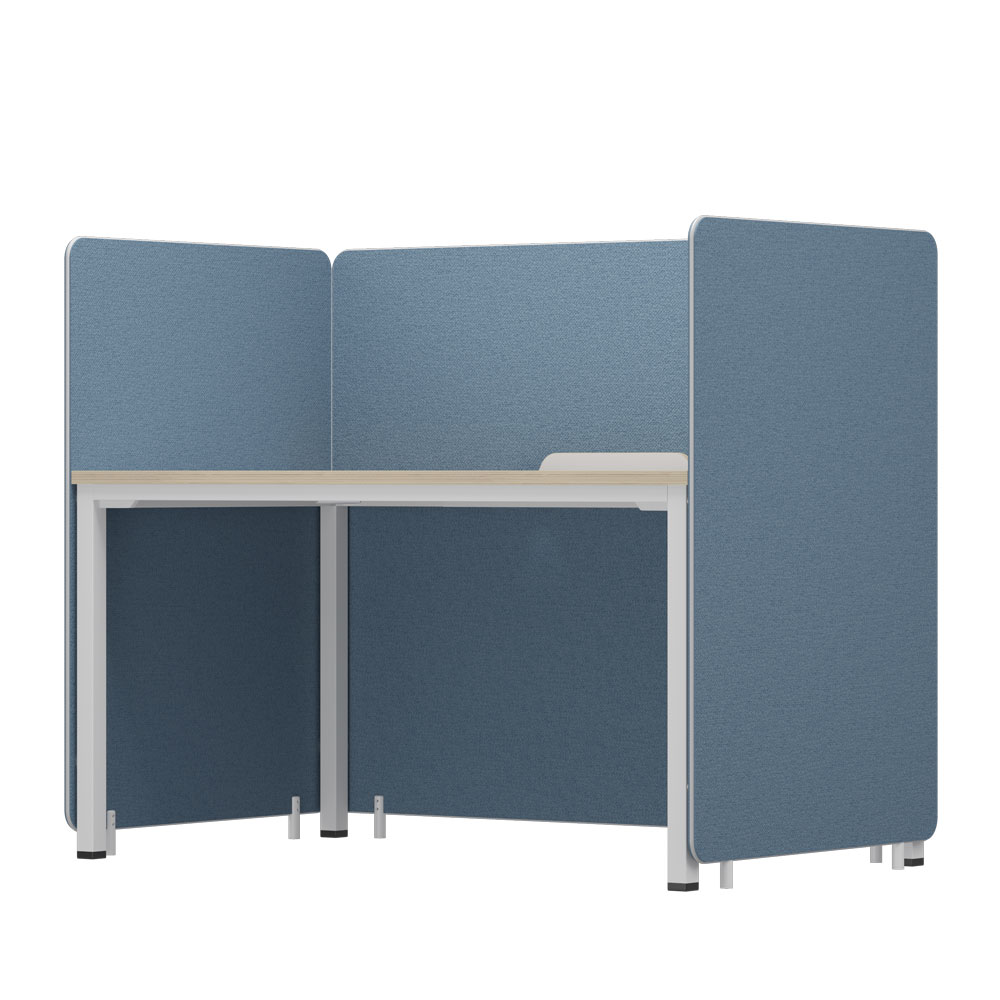 베르토 원터치 패브릭 파티션 (블루)