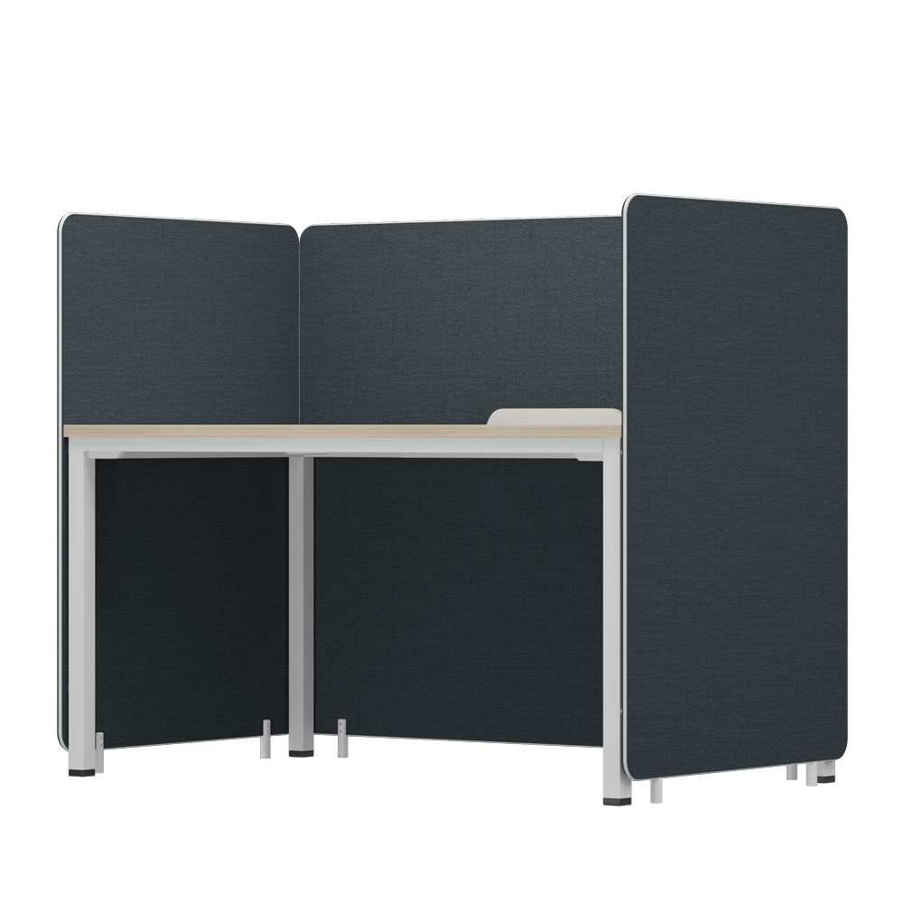 베르토 원터치 패브릭 파티션 (차콜블루)