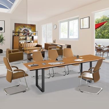 TLT-403(B타입) 티크 회의용 탁자(PTRⅢ-B타입)블랙프레임