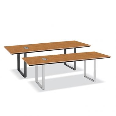 TLT-403(B타입) 티크 회의용 탁자(PTRⅢ-B타입)실버프레임