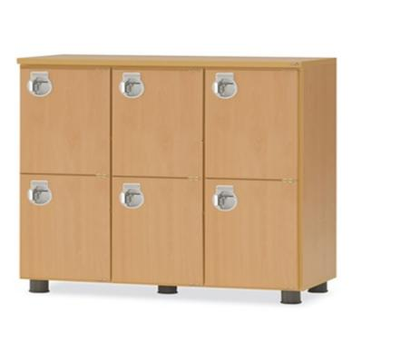 SL-PL2334 3열 2단 사물함 (1164×400×950mm)